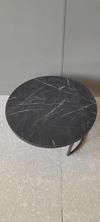 City salontafel, zwart/wit
